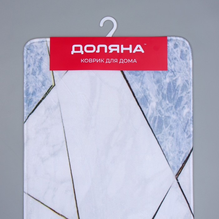 Коврик Доляна «Мрамор», 45×120 см