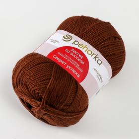 

Пряжа "Секрет успеха" 100% шерсть 250м/100гр (62-Каштан)