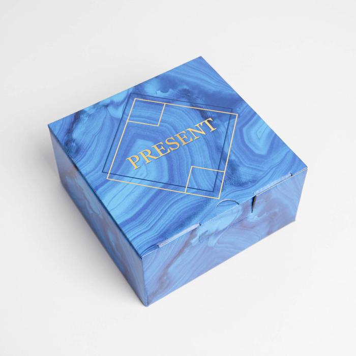 фото Коробка‒пенал «агат», 15 × 15 × 7 см дарите счастье