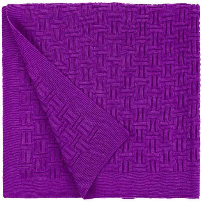 Плед Biscuit, размер 90х160 см, цвет фиолетовый