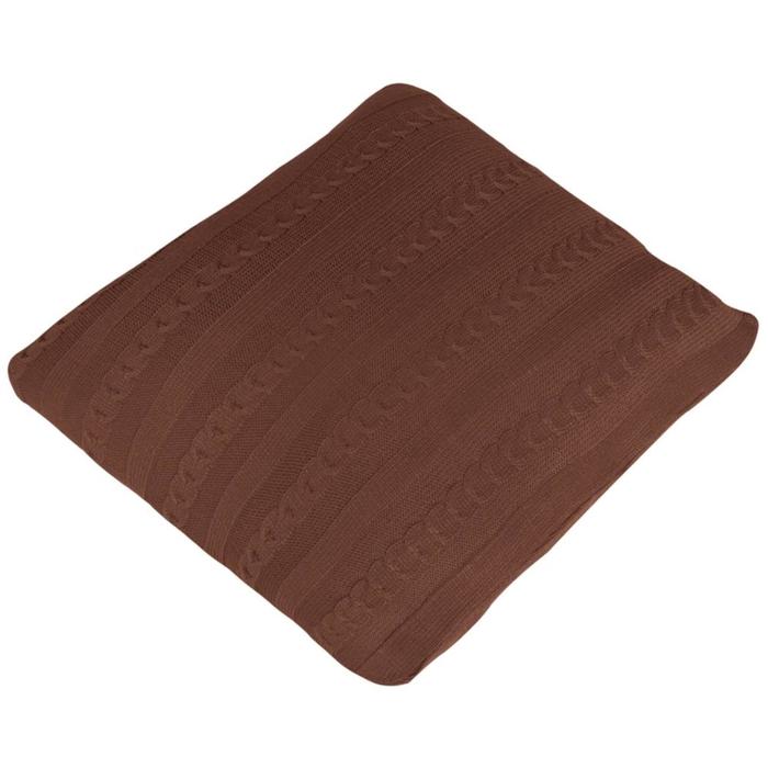 Подушка Comfort, размер 35х35х15 см, цвет коричневый