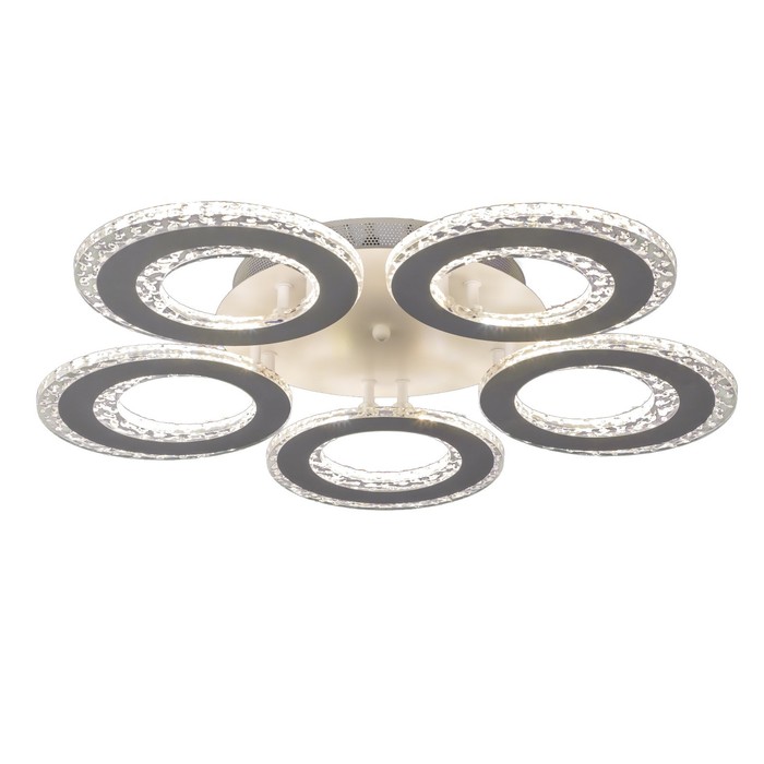 

Люстра с ПДУ 1097/5WT LED 190Вт диммер белый 60х60х8 см