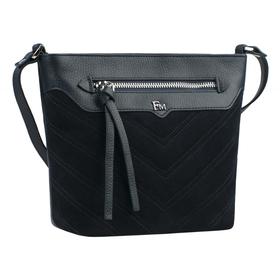 

Сумка кросс-боди, отдел на молнии, цвет темно-синий 180(200)x190x90 н/замша