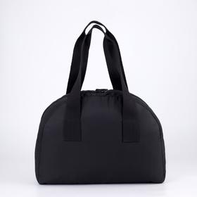 

Сумка спортивная на молнии, цвет чёрный