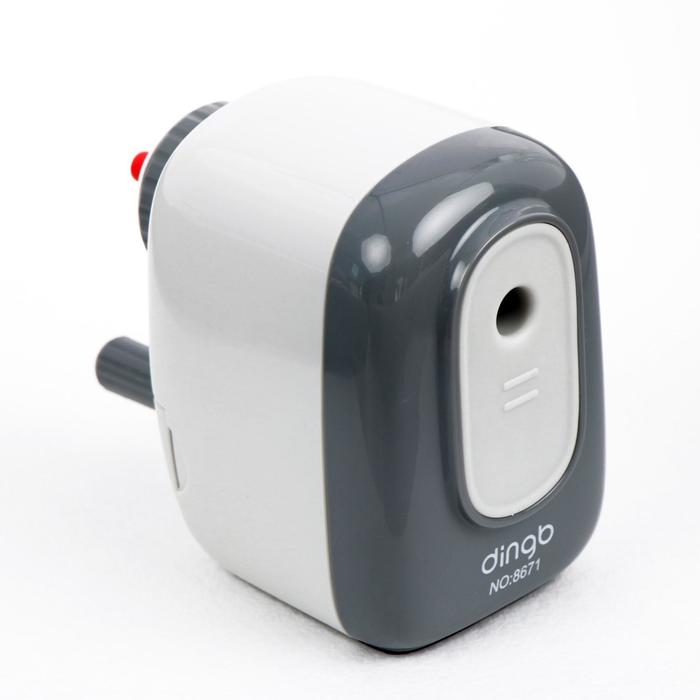 фото Точилка механическая с контейнером "классика", серая