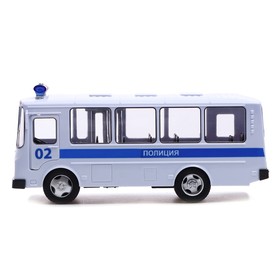 

Автобус инерционный «Полиция», масштаб 1:32, свет и звук