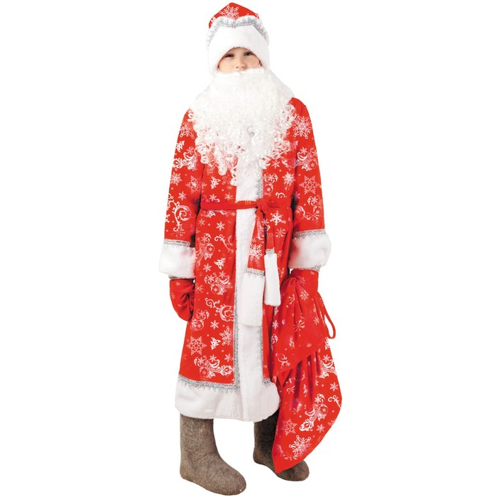 Карнавальный костюм «Дед Мороз Морозко», размер 134-68