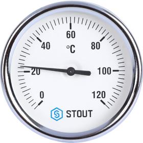 

Термометр STOUT SIM-0001-801015, биметаллический, с погружной гильзой 100 мм 1/2", DN 80 мм