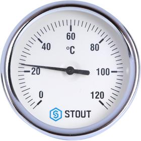 

Термометр STOUT SIM-0003-805015, биметаллический, с погружной гильзой 50 мм 1/2", DN 80 мм