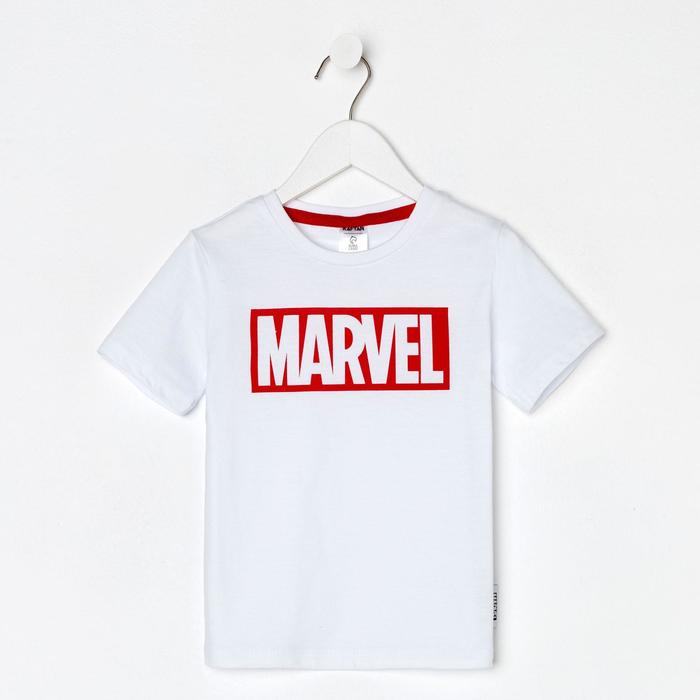 

Футболка MARVEL, рост 122-128, белый