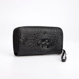 

Кошелек жен 08-01-01, 18,5*4*9,5 см, 4 отд, д/карт, д/монет, черный