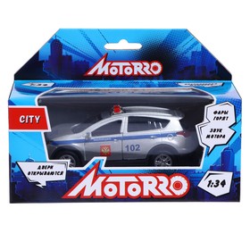 

Машинка металлическая «Полиция» 1:34, Motorro, City, открываются двери, световые и звуковые эффекты