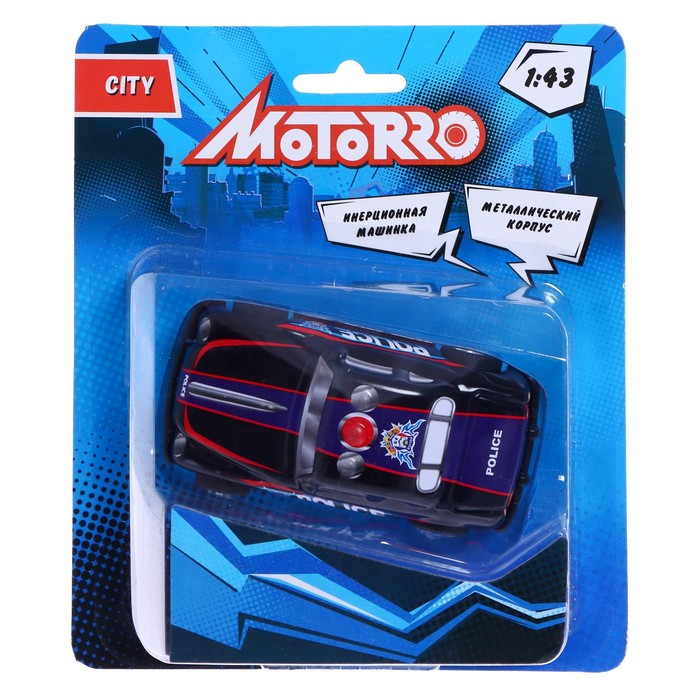 

Машинка металлическая 1:43, Motorro, легкий корпус МИКС