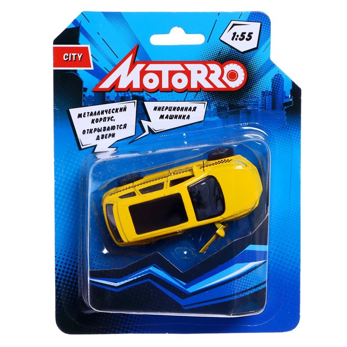 

Машинка металлическая «Такси» 1:55, Motorro, открываются двери