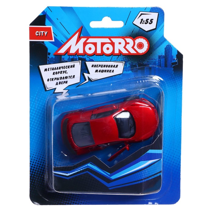 

Машинка металлическая «Гонка» 1:55, Motorro, открываются двери, МИКС