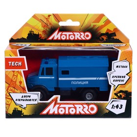 

Машинка металлическая «Полиция» 1:43, Motorro, открываются двери