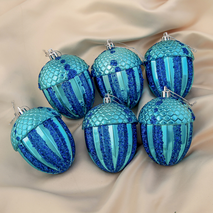 Ёлочные игрушки "Жёлуди" (набор 6 шт.)