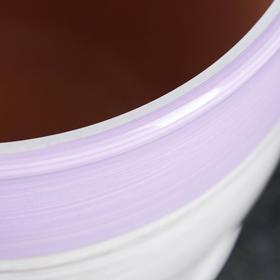 

Горшок цветочный Акварель фиолет 2,5 л