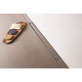 

Трап BERGES В1 Keramik 600, d=50 мм, 600 x 61 мм, линейный, боковой выпуск, матовый хром