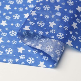 Бумага упаковочная тишью «Снежинка» , 50 × 70 см Ош
