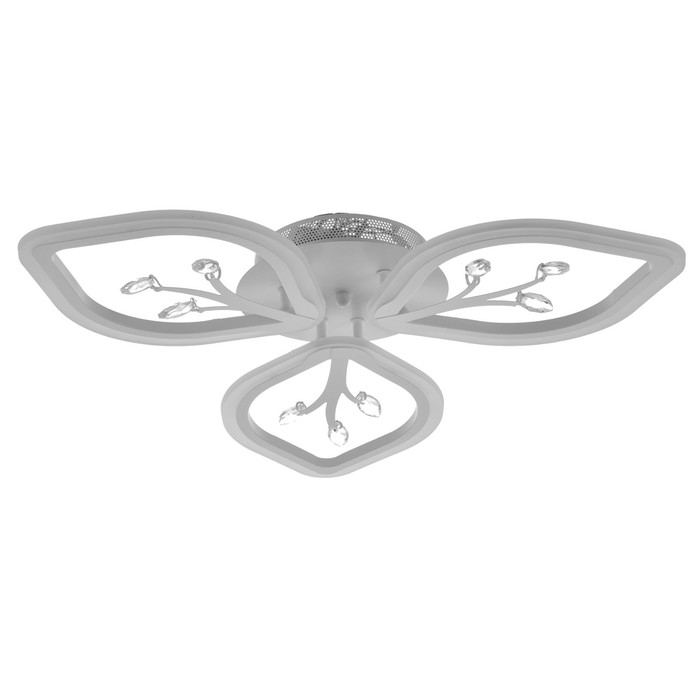 

Люстра с ПДУ 1533/3WT LED 72Вт 3000-6000К диммер белый 53х53х7 см