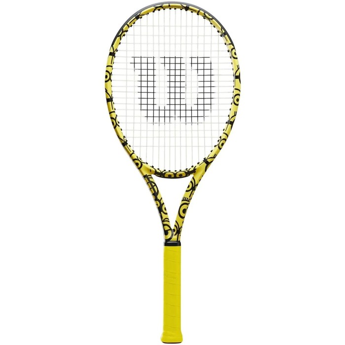 Теннисная ракетка MINIONS MINI, (WR8406301) пляжная теннисная ракетка gaivota color series 18k из углеродного волокна матовая пляжная теннисная ракетка с рюкзаком
