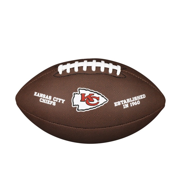 Мяч для американского футбола NFL LICENSED BALL KC OFFICIAL, (WTF1748XBKC)