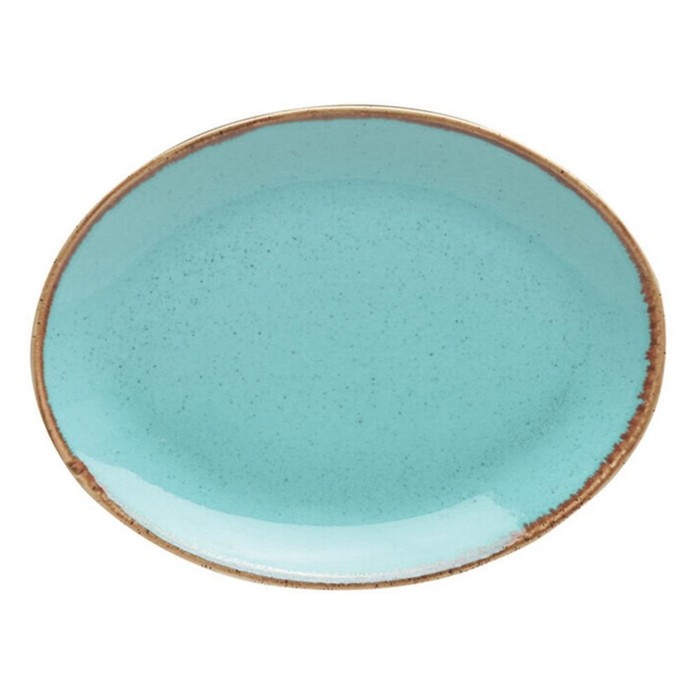

Блюдо овальное Turquoise, 18×13,5 см, цвет бирюзовый