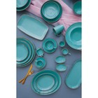 Блюдо овальное Turquoise, 18×13,5 см, цвет бирюзовый - Фото 5