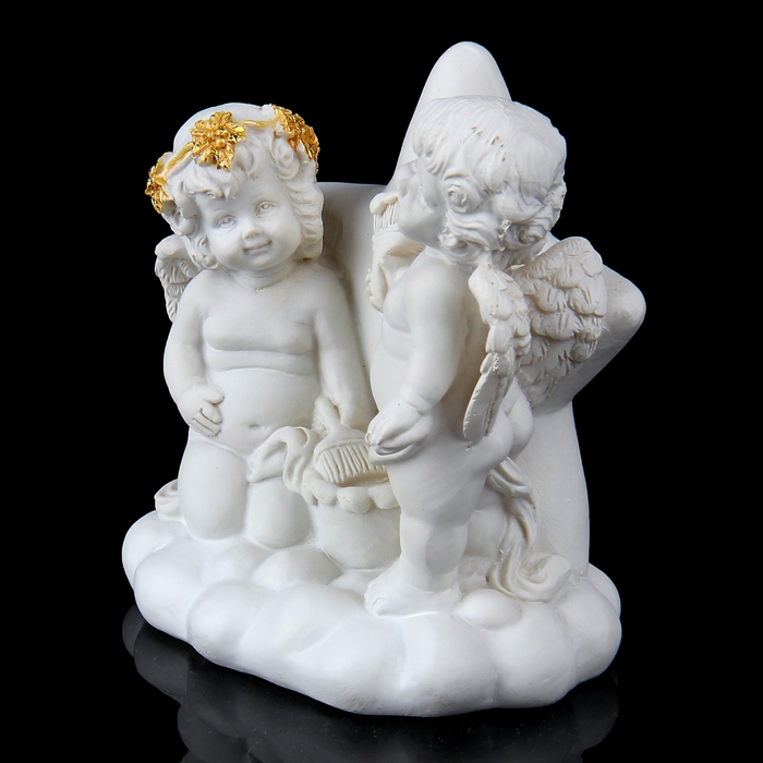 Сувенир "Два ангелочка-маляра у звёздочки"