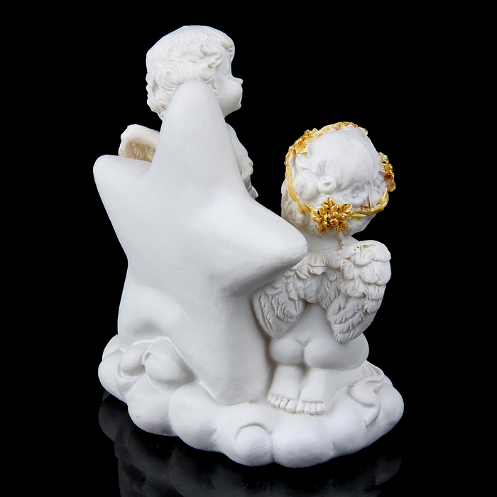 Сувенир "Два ангелочка-маляра у звёздочки"