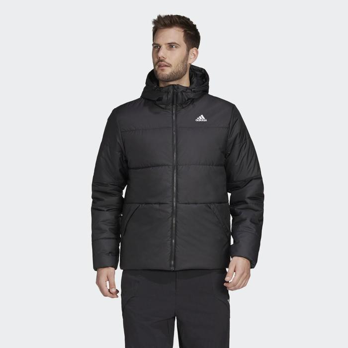 фото Куртка мужская adidas bsc hood ins j, размер 56-58 (gh7374)