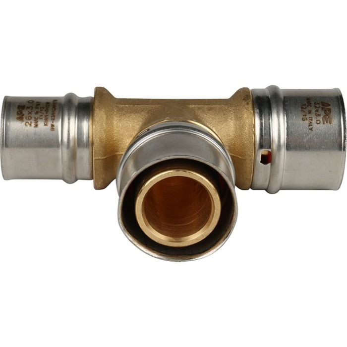 

Тройник-пресс STOUT SFP-0005-323226, d=32 х 32 х 26 мм, переходной, латунь