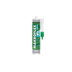

Герметик Makroflex GA103, силиконовый, стекольный, белый, 300 мл