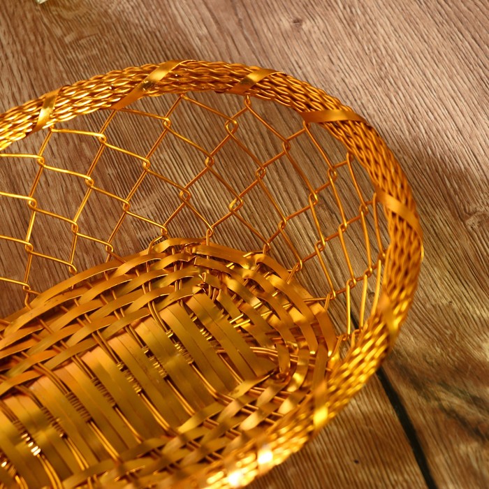 

Корзинка для фруктов "Хабиба" алюминий, 29х24х7 см
