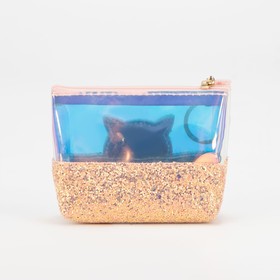 

Кошелёк, отдел на молнии, кольцо, цвет рыжий, «Кот»