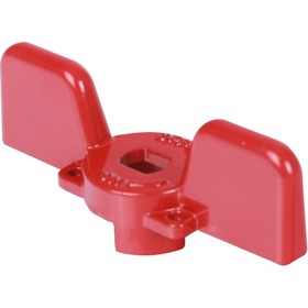 

Ручка-бабочка STOUT SVB-BUT-1234-02, для шарового крана 1/2" - 3/4", красная