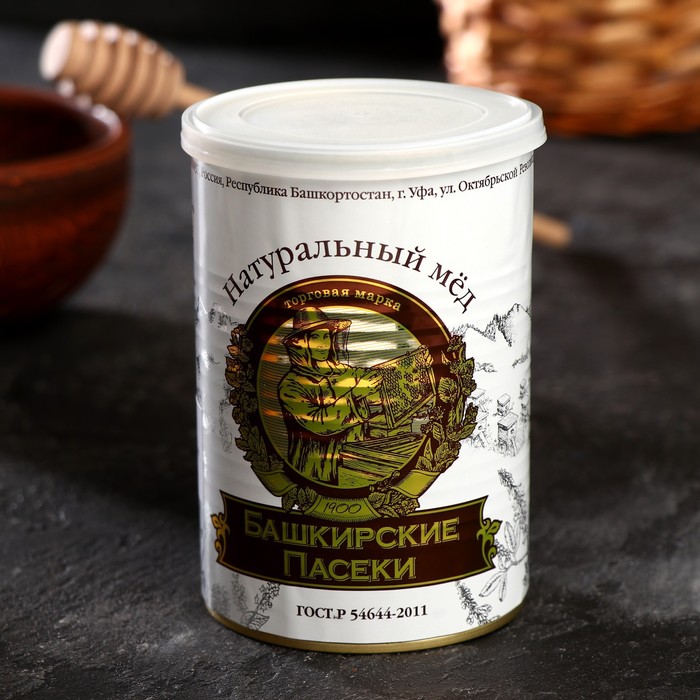 

Мед «Салават Юлаев», цветочный мёд, ж/б, 550 г