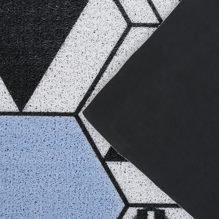 Коврик придверный Доляна «Геометрия», 80×120 см