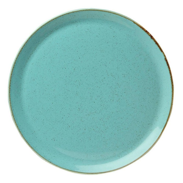 Тарелка для пиццы Turquoise, d=28 см, цвет бирюзовый тарелка для пиццы beige d 20 см цвет бежевый