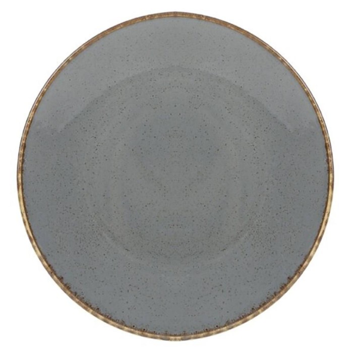 Тарелка Dark Grey, d=28 см, цвет тёмно-серый салатник dark grey d 17 см цвет тёмно серый