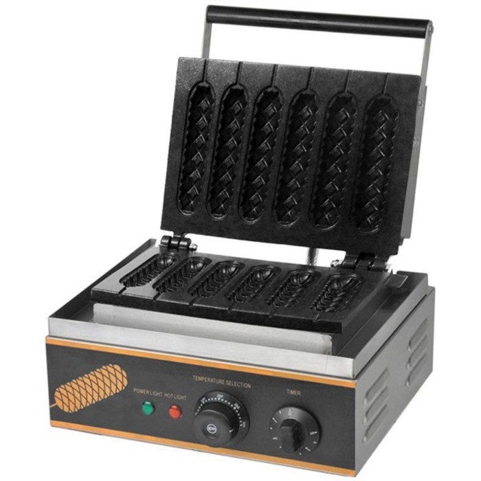 

Вафельница VIATTO VKD-6, 1550 Вт, фигурные вафли, антипригарное покрытие, чёрная