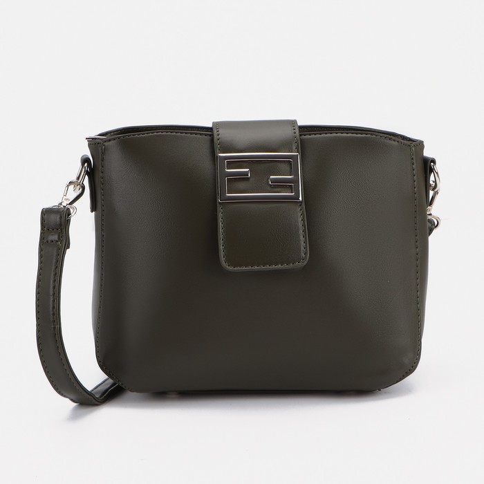 

Сумка кросс-боди, отдел на молнии, наружный карман, цвет зелёный