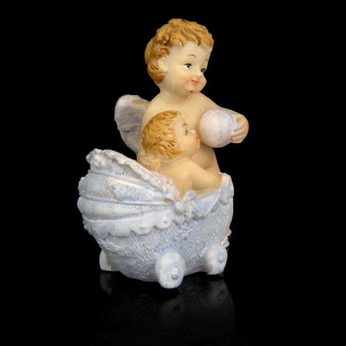 Сувенир "Белоснежный ангелочек-нянечка с позолоченными крыльями", МИКС
