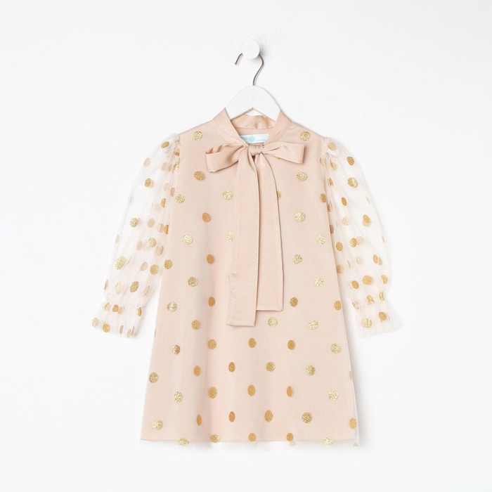 Платье детское KAFTAN горошек рост 110-116 см 1338₽