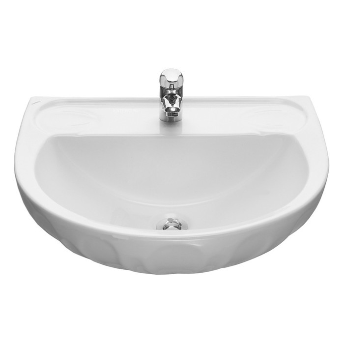 

Умывальник Santeri "Лотос" 1.3110.6.S00.10B.0, 571 х 454 мм, без перелива, цвет белый