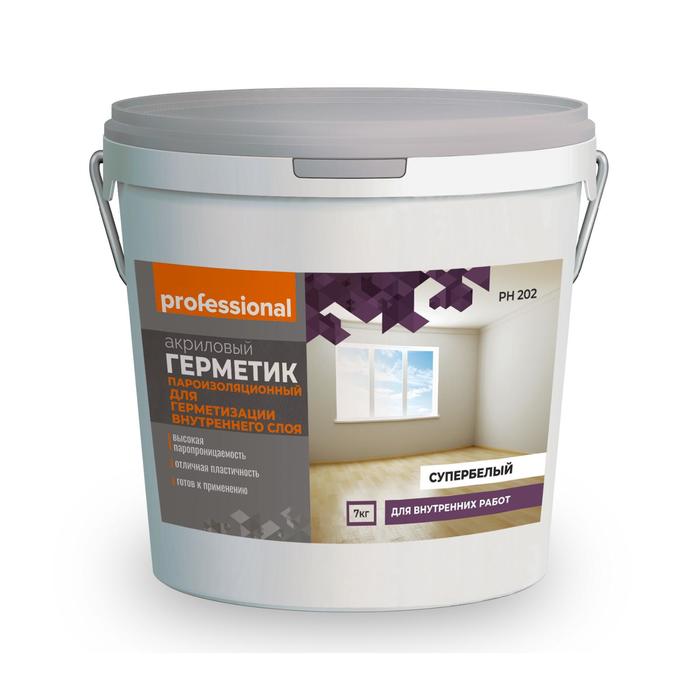 Герметик пароизоляционный для герметизации внутреннего слоя, 7 кг герметик oliva акцент 136 орех 7 кг