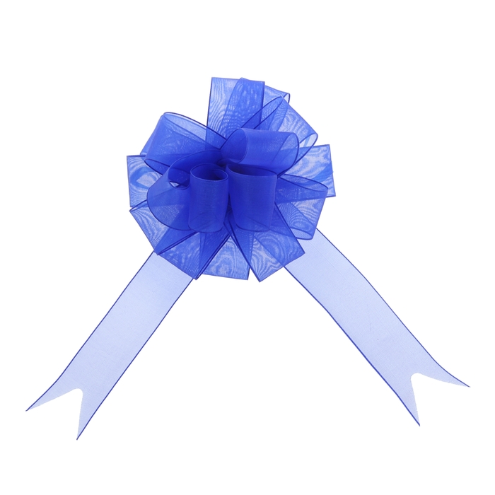 Бант-шар №2,7 "Лёгкость", цвет синий