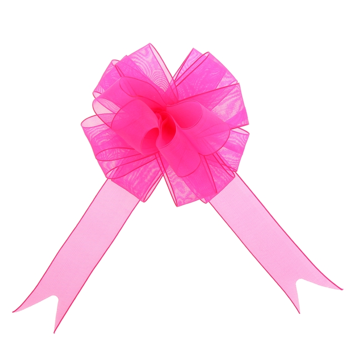 Бант-шар №2,7 "Лёгкость", цвет розовый
