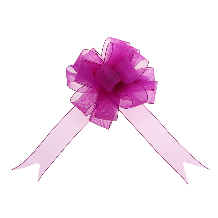 Бант-шар №2,7 "Лёгкость", цвет фиолетовый